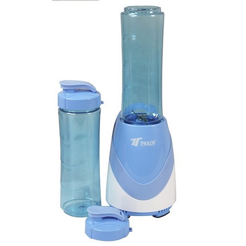 BATIDORA THULOS BS250 AZUL SMOOTHIE + 2 VASOS